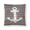 Wood Quad Anchor by Samantha Ranlet Americanflat Decorative Pillow